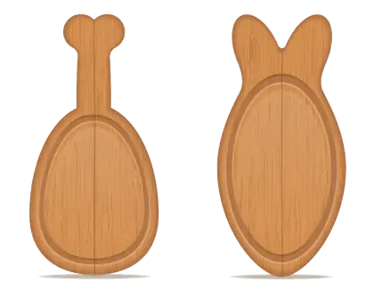 Wooden Cutting Boards in Creative Shapes