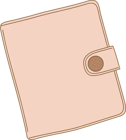 Beige Wallet Accessory