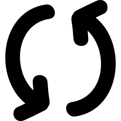 Black Circular Arrows