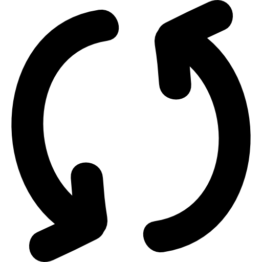 Black Circular Arrows