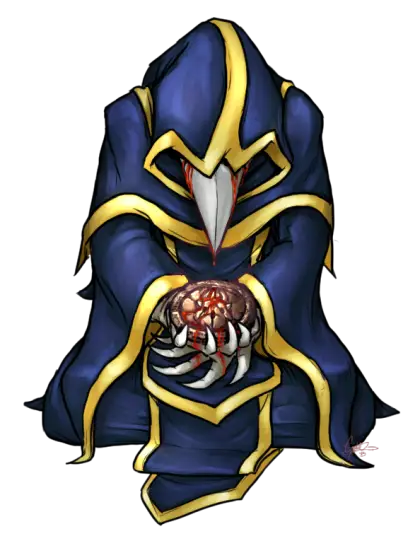 Mysterious Hooded Figure Holding an Orb