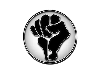 Black Fist Symbol Emblem