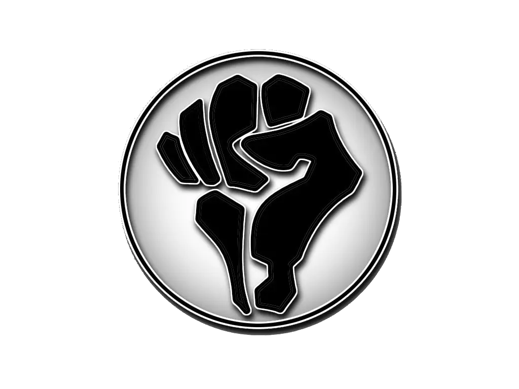 Black Fist Symbol Emblem