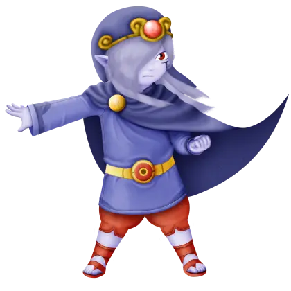 Fantasy Elf Character with Magic Powers