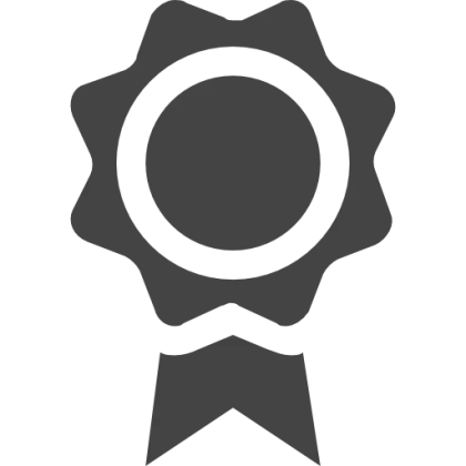 Award Badge Icon for Recognition of Achievement