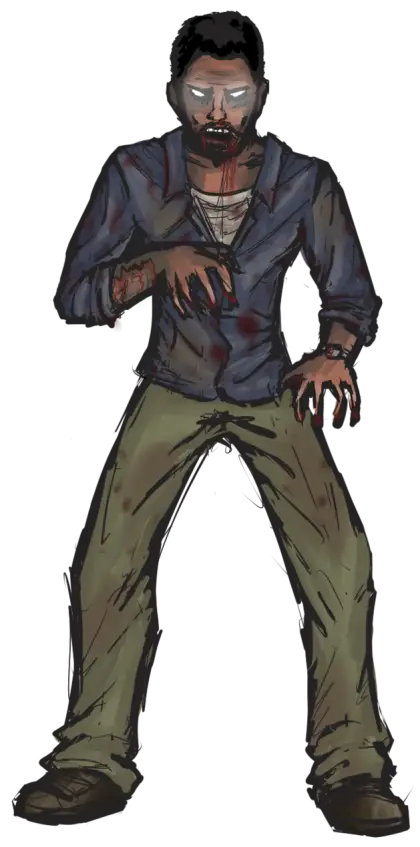 Scary Zombie Character