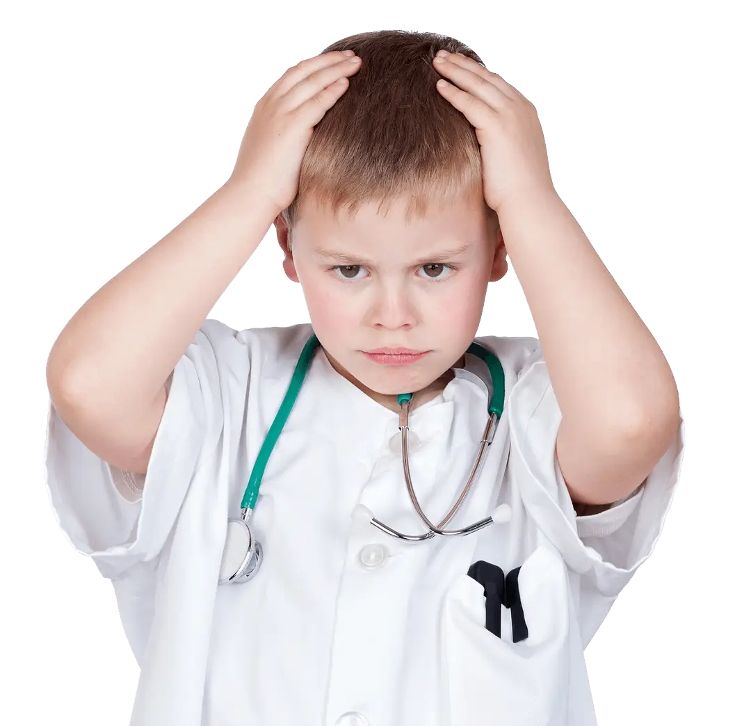 Child Dressed as Doctor