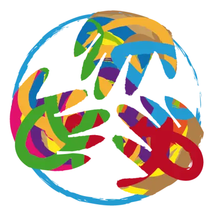 Colorful Hands in a Circle