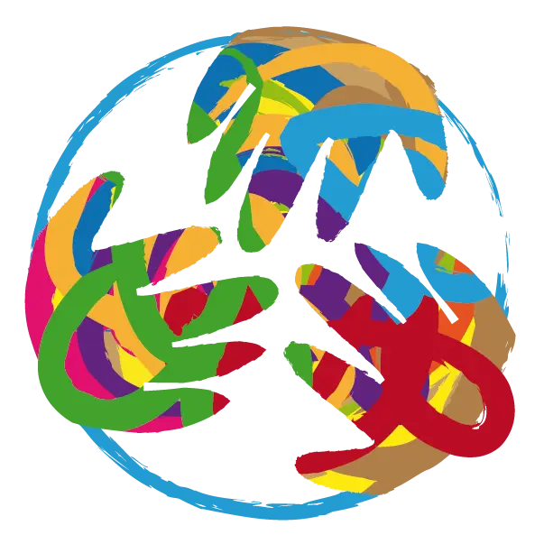 Colorful Hands in a Circle