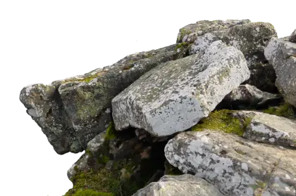 Mossy Rocks Pile