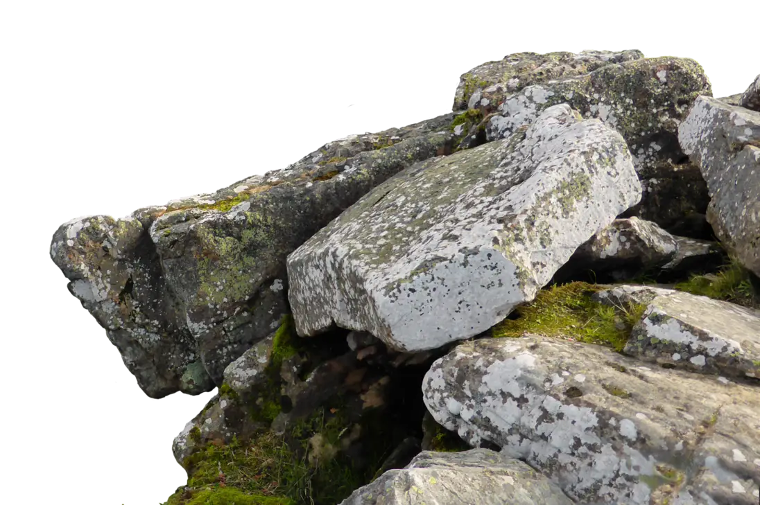 Mossy Rocks Pile