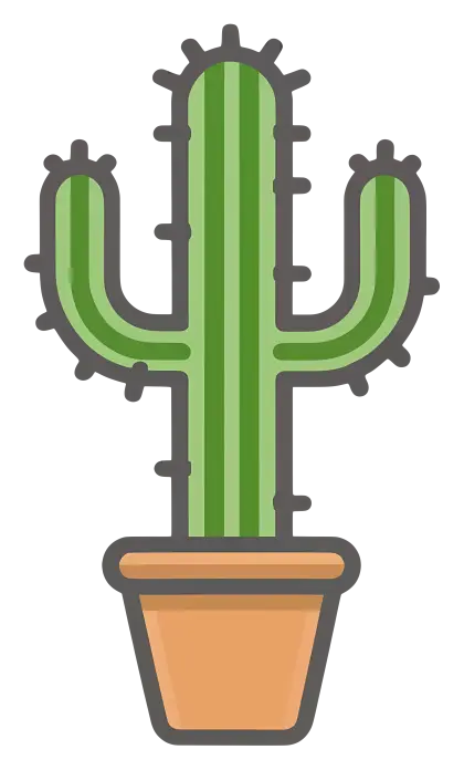 Potted Cactus Plant