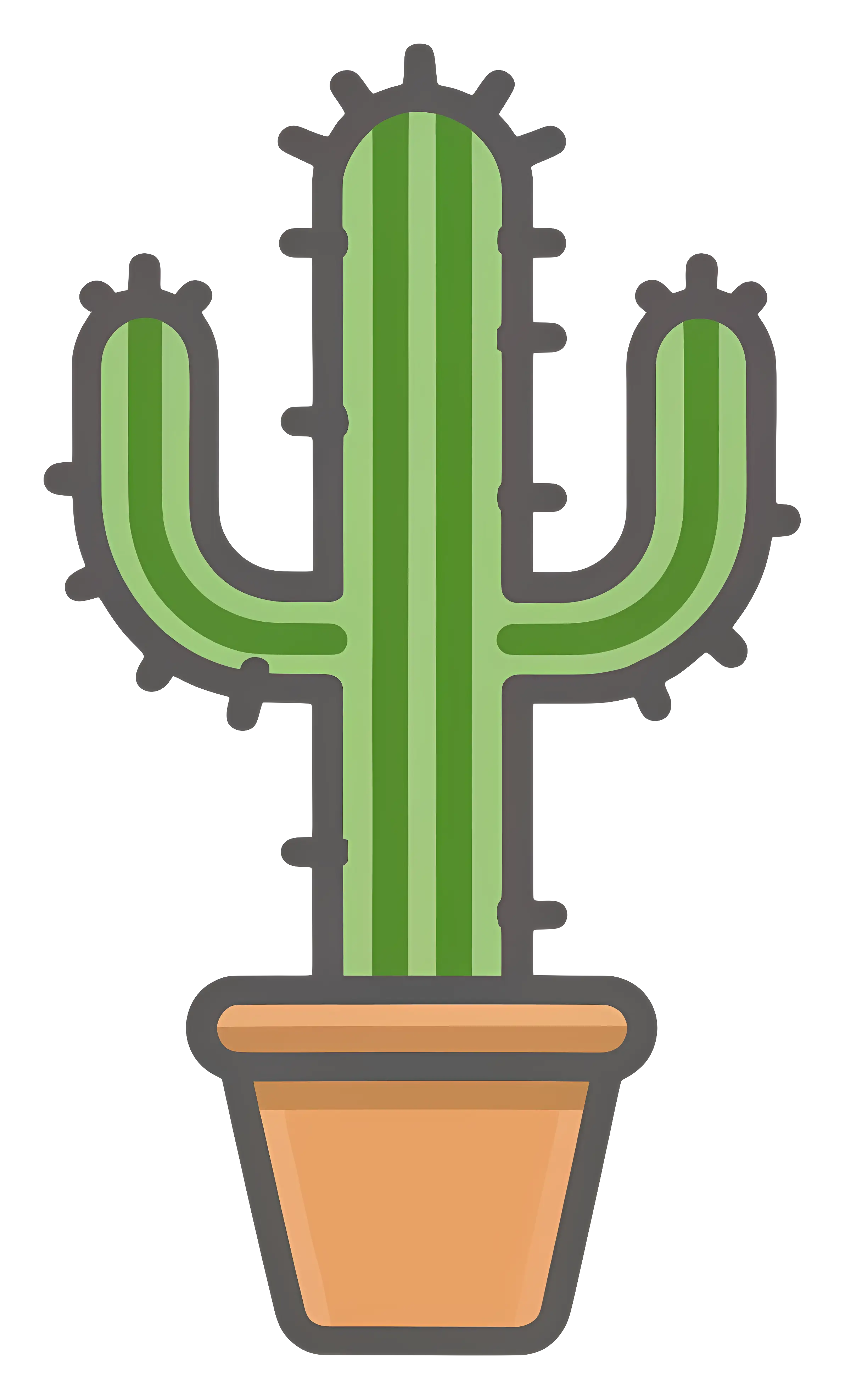 Potted Cactus Plant