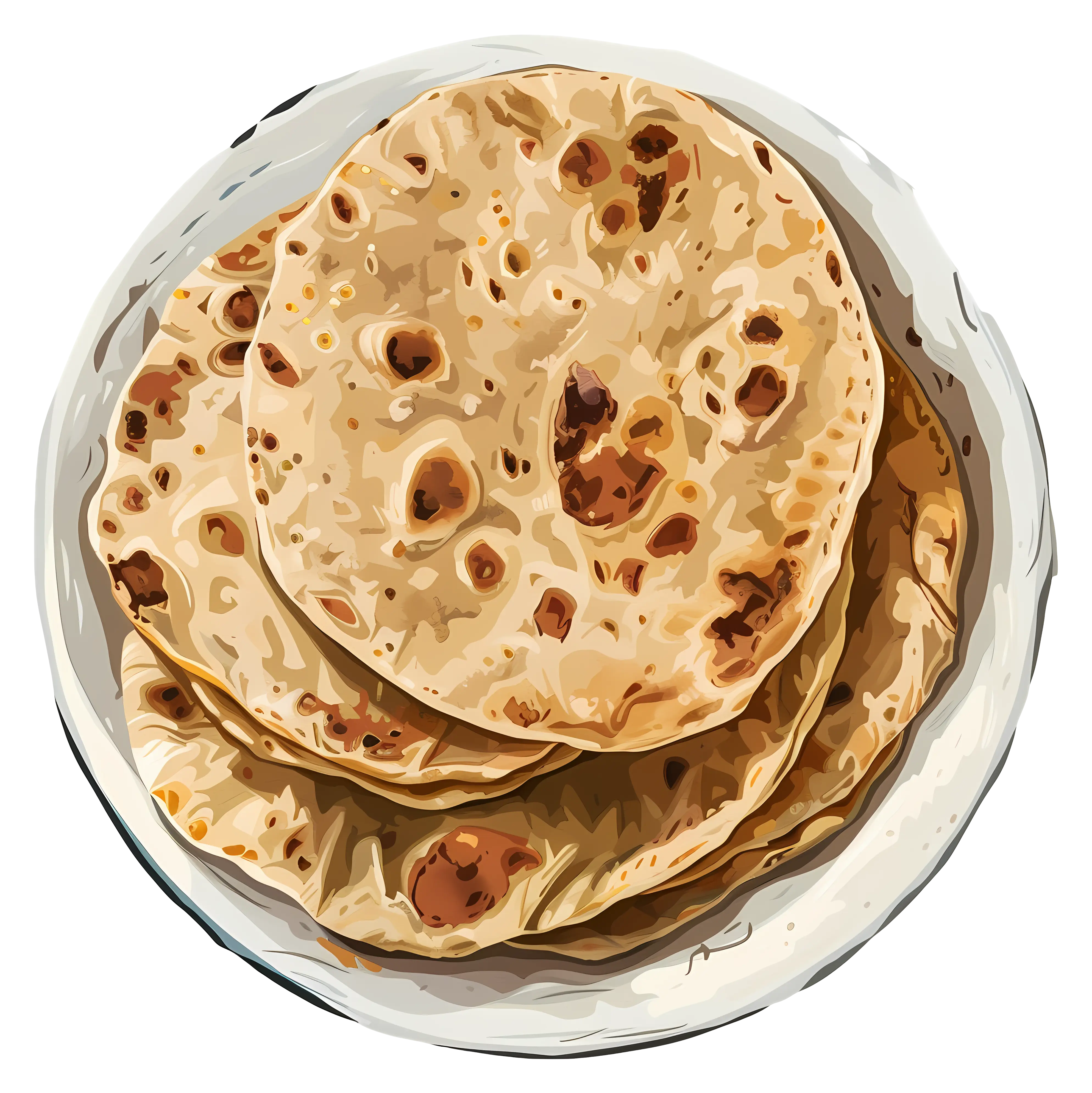 Flatbreads in a Plate