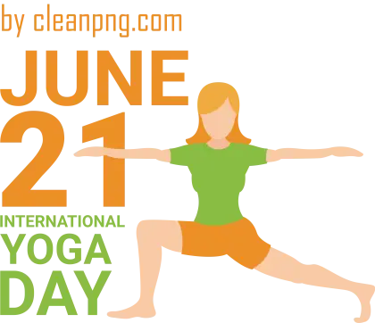 Woman in Yoga Pose for International Yoga Day