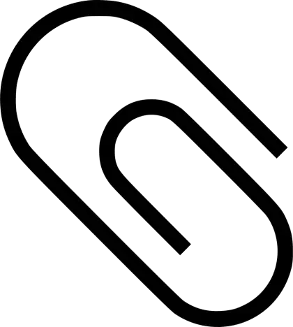 Paperclip Icon for Office Use