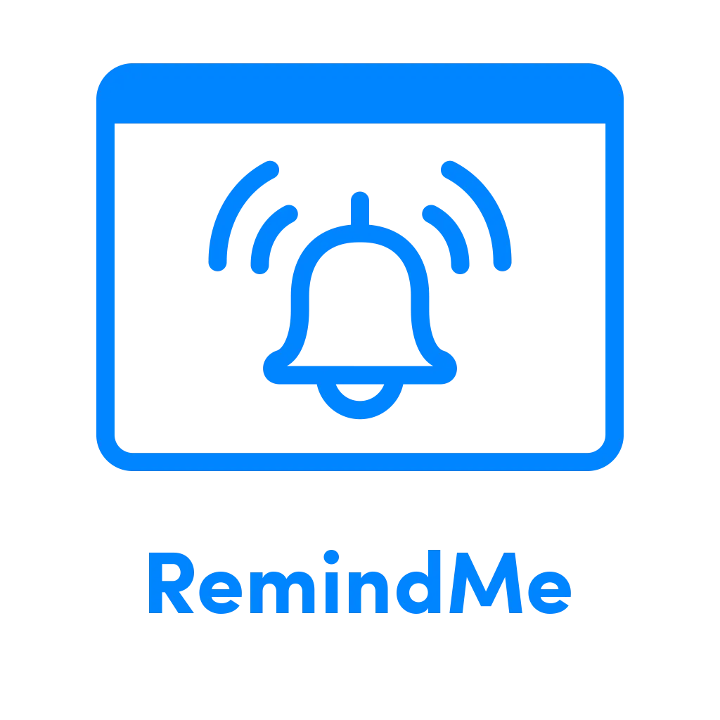 Reminder Icon with Bell