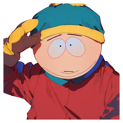 Cartoon Character in Red Outfit