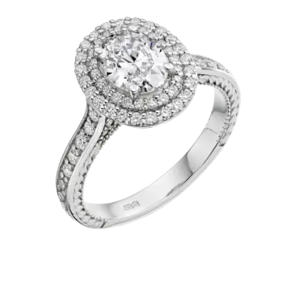 Elegant Diamond Ring with Sparkling Setting