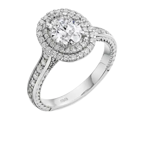 Elegant Diamond Ring with Sparkling Setting