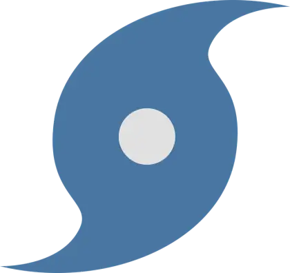 Hurricane Symbol for Weather Alert