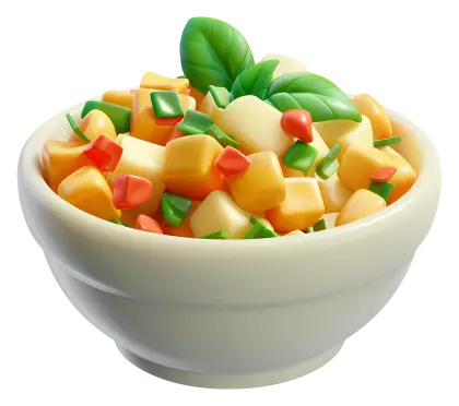 Fresh Vegetable Salad Bowl