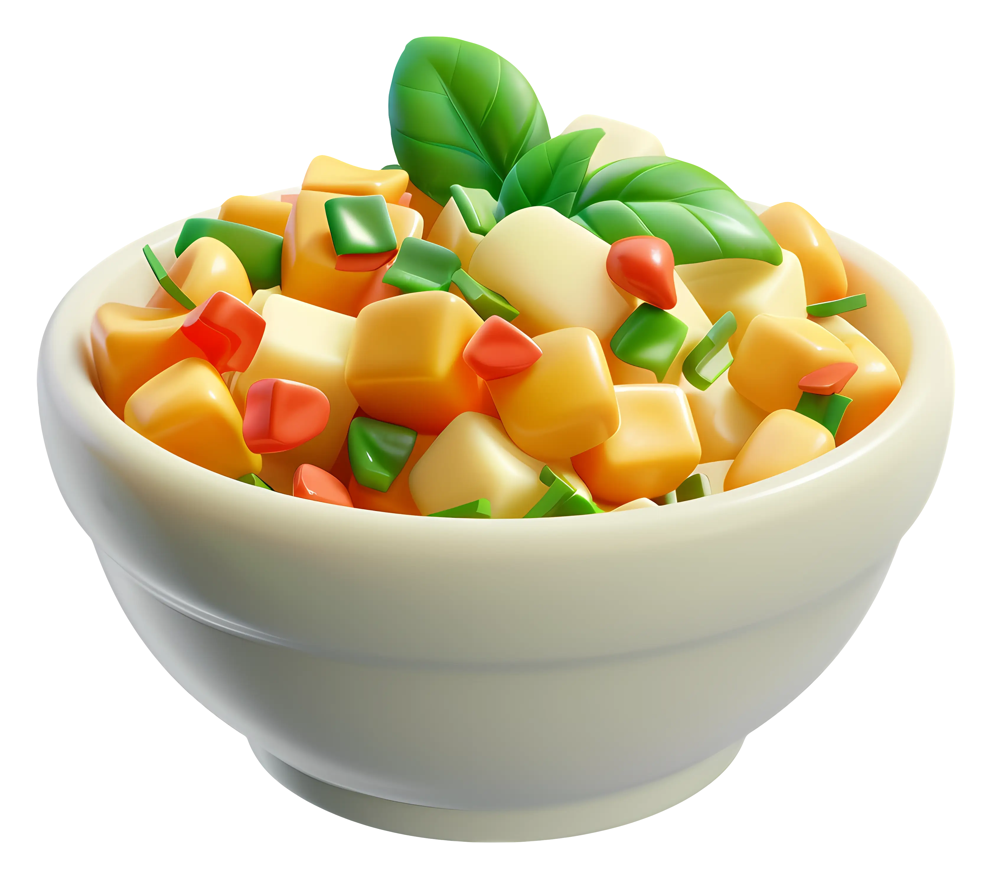 Fresh Vegetable Salad Bowl