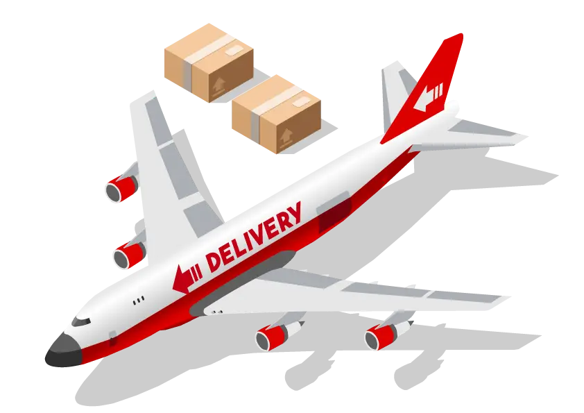 Delivery Airplane with Cargo
