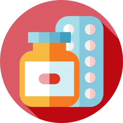 Medicine Bottle and Pills