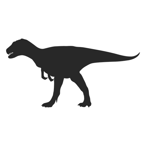 Silhouette of a Dinosaur