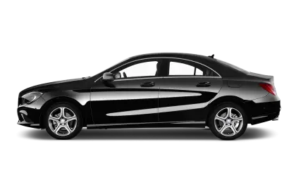 Black Luxury Car Side View
