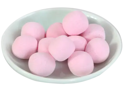 Bowl of Pink Sweets
