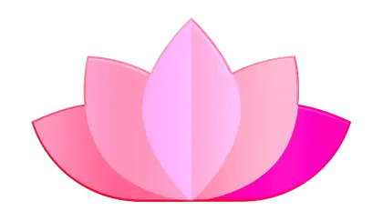 Pink Lotus Flower Illustration