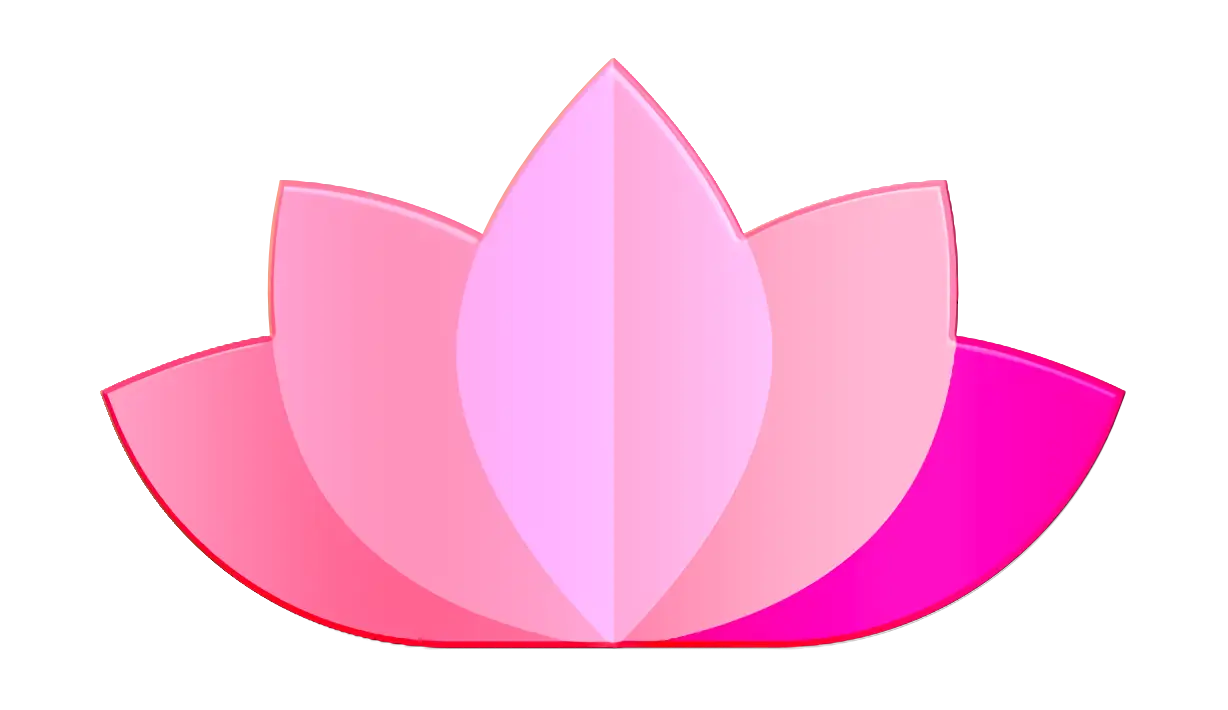 Pink Lotus Flower Illustration