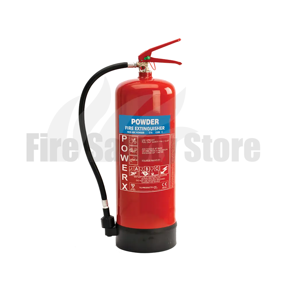 Red Fire Extinguisher for Safety Purpose
