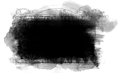 Black grunge frame with decorative edges