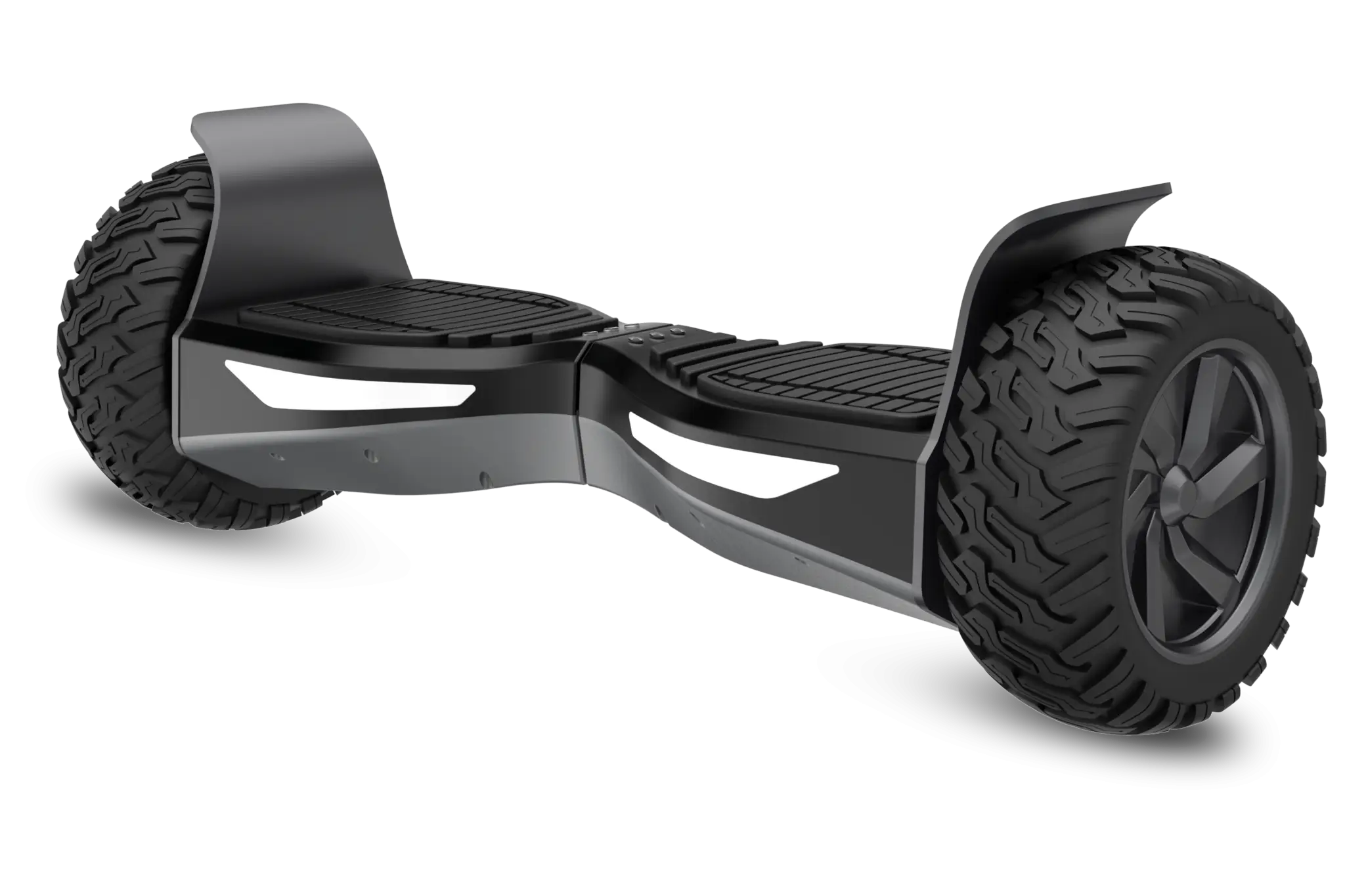 All-Terrain Hoverboard with Rugged Wheels