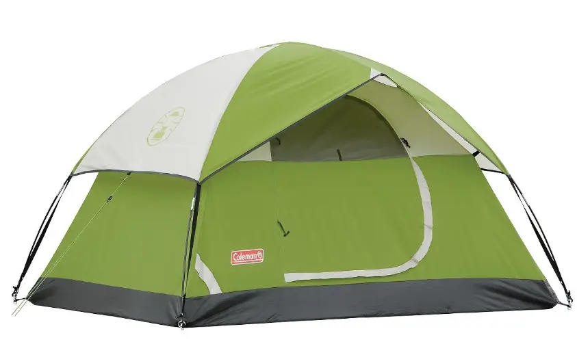 Green and White Camping Tent