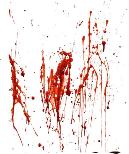Red Blood Splatter Decoration for Halloween