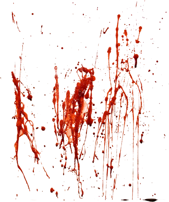 Red Blood Splatter Decoration for Halloween