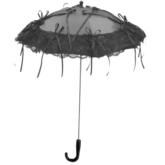 Elegant Black Lace Umbrella