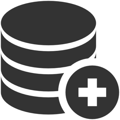 Database Icon With Add Symbol