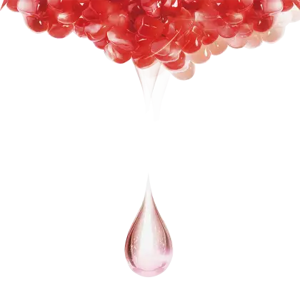 Red Grapes with a Droplet