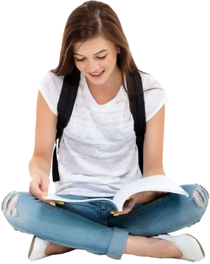 Girl Reading a Book
