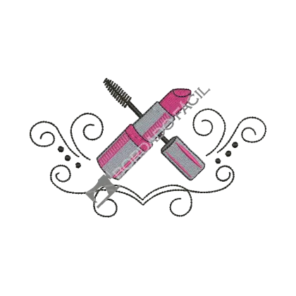 Pink Makeup Set with Decorative Elements