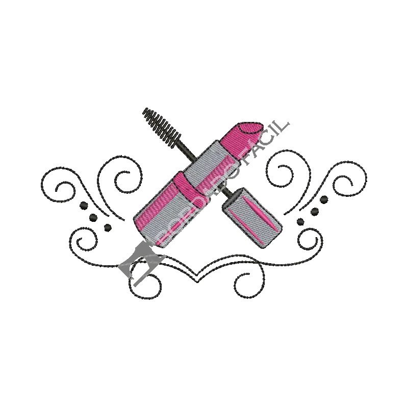 Pink Makeup Set with Decorative Elements