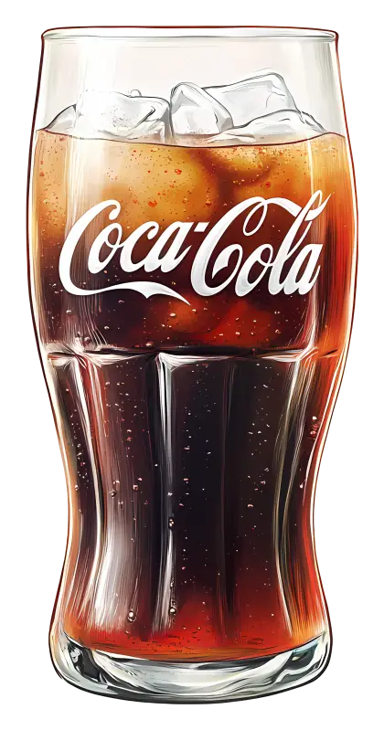 Refreshing Coca-Cola Glass