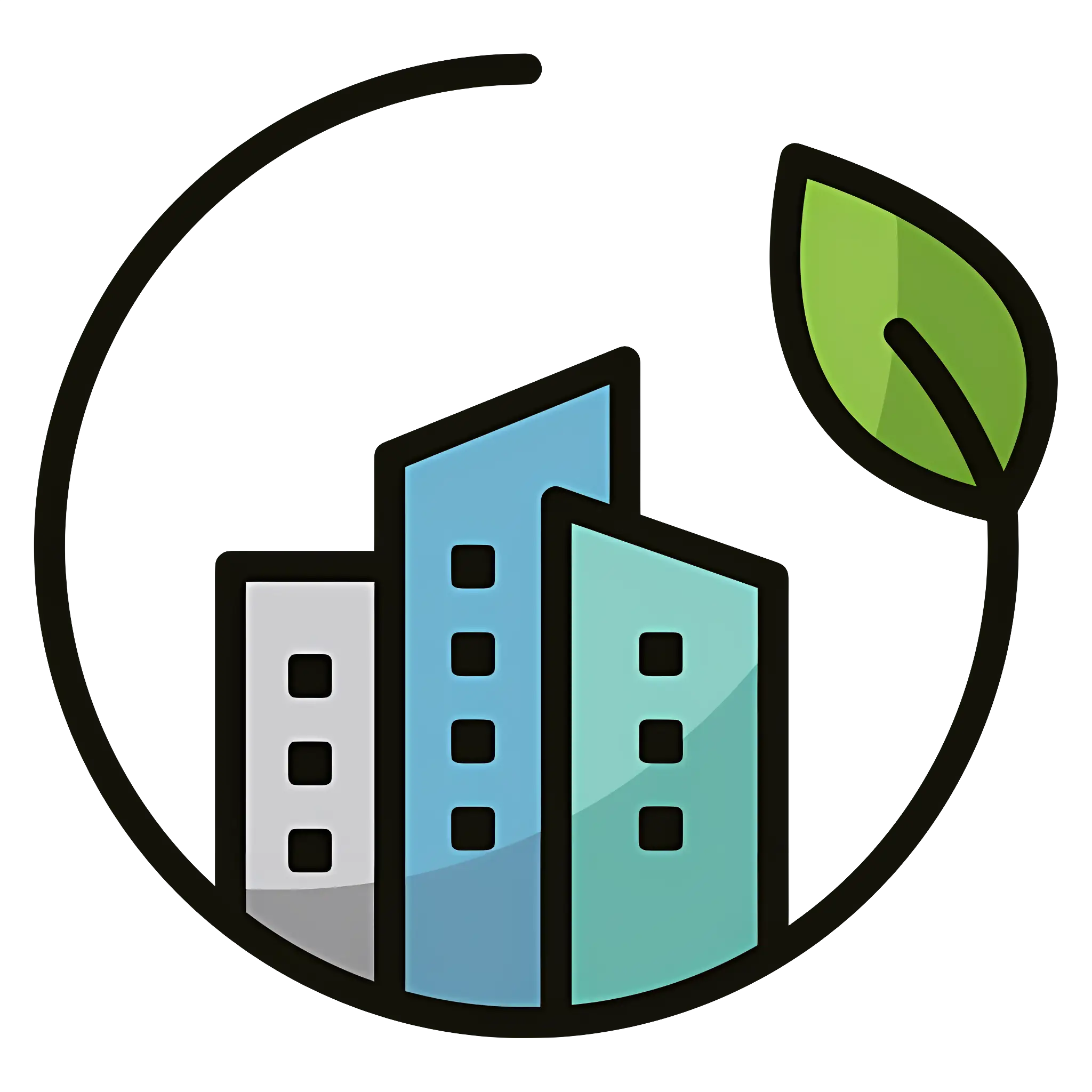 Eco-Friendly City Icon