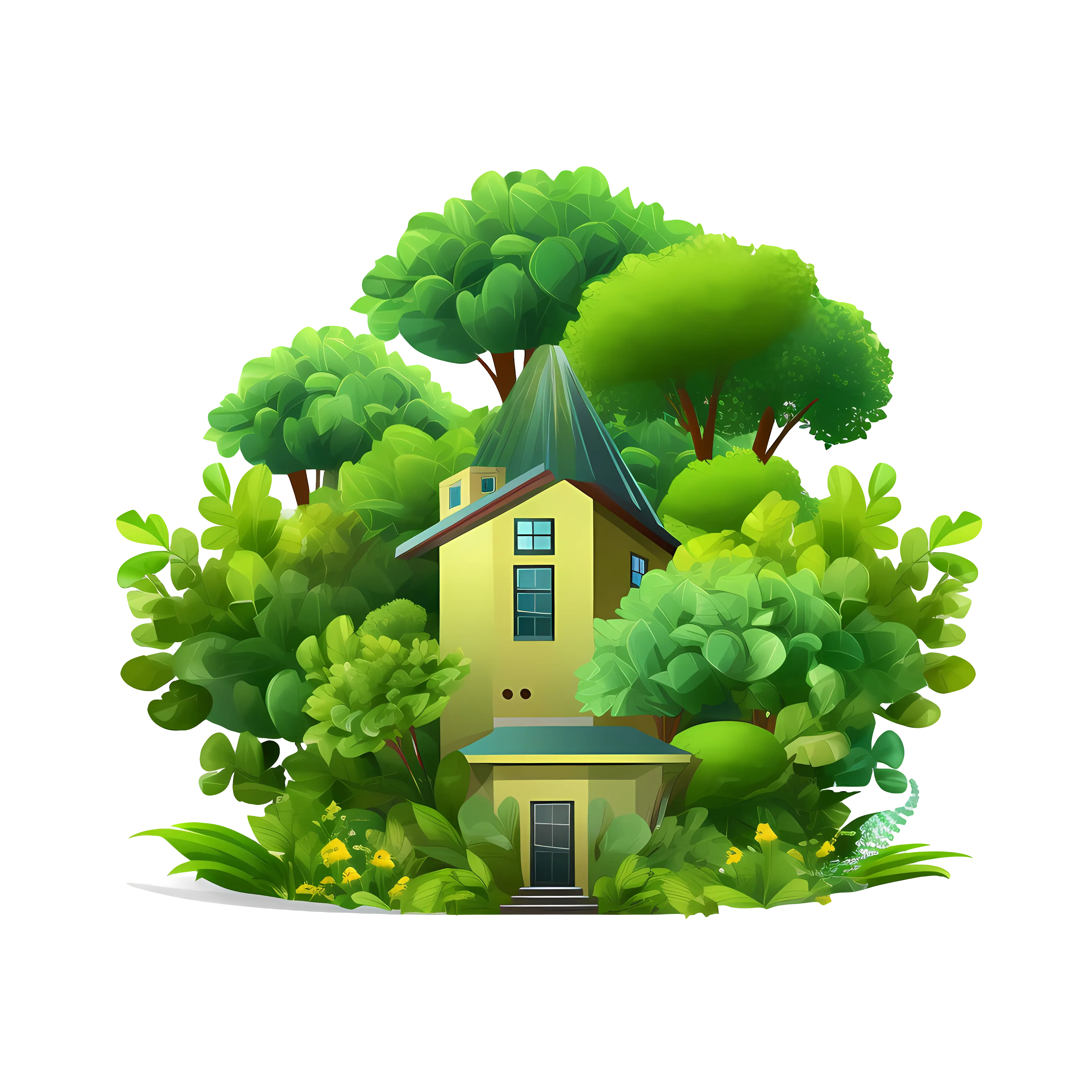 Charming House Surrounded by Nature