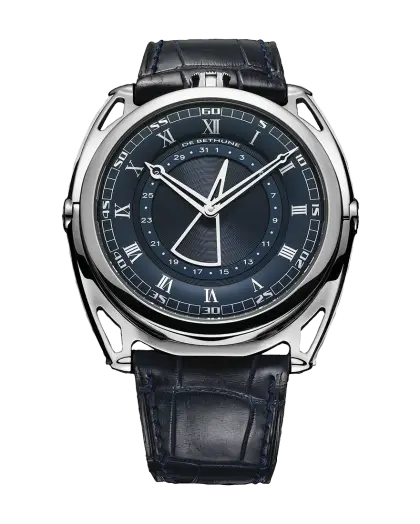 Elegant Wristwatch with Leather Strap